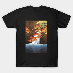 Senju Waterfall at Akame by Kawase Hasui T-Shirt